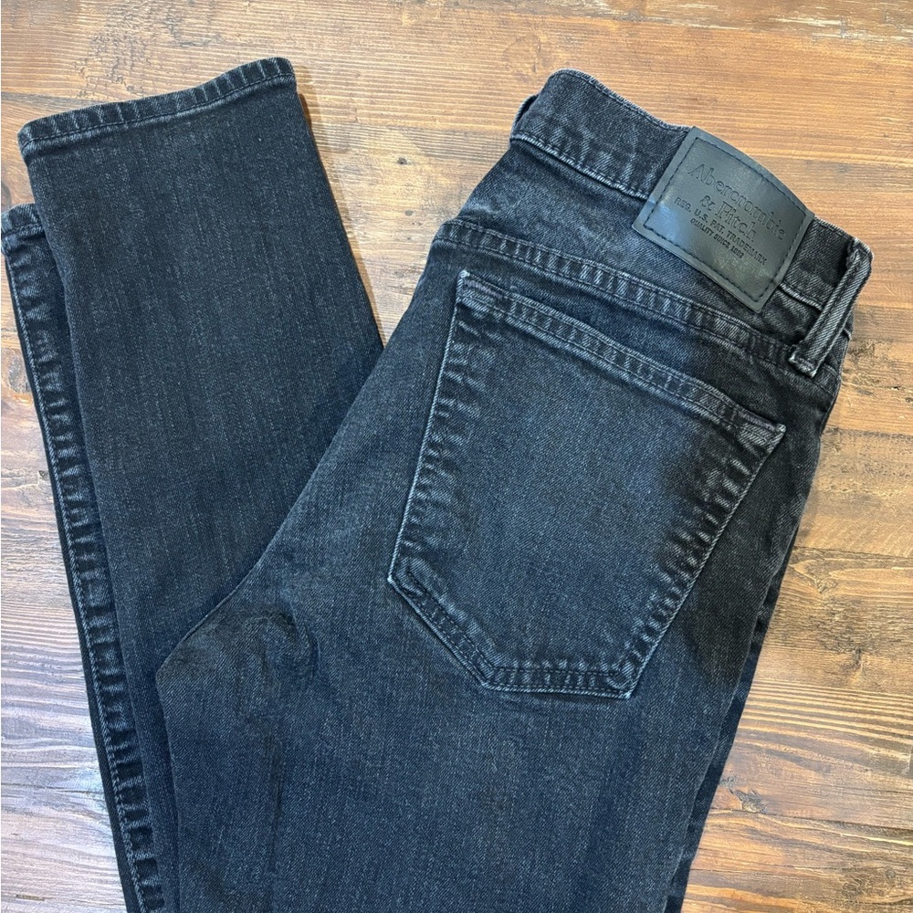 Abercrombie & Fitch Super Skinny Stretch Black Jeans